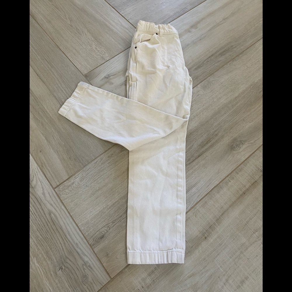 PacSun kids: Straight legged cream jeans